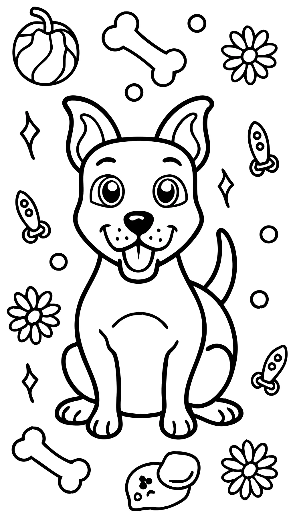 dog coloring pages printable